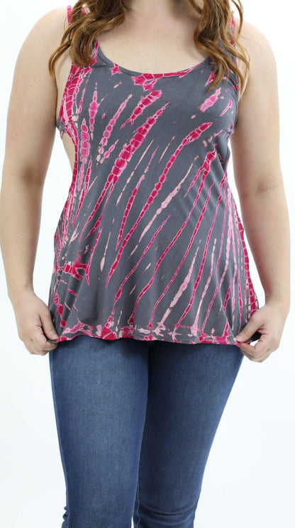 Spandex Tie Dye Tank Top SP13 - Advance Apparels Inc