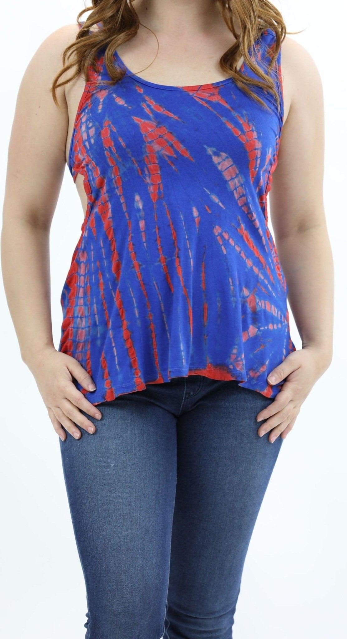 Spandex Tie Dye Tank Top SP13 - Advance Apparels Inc