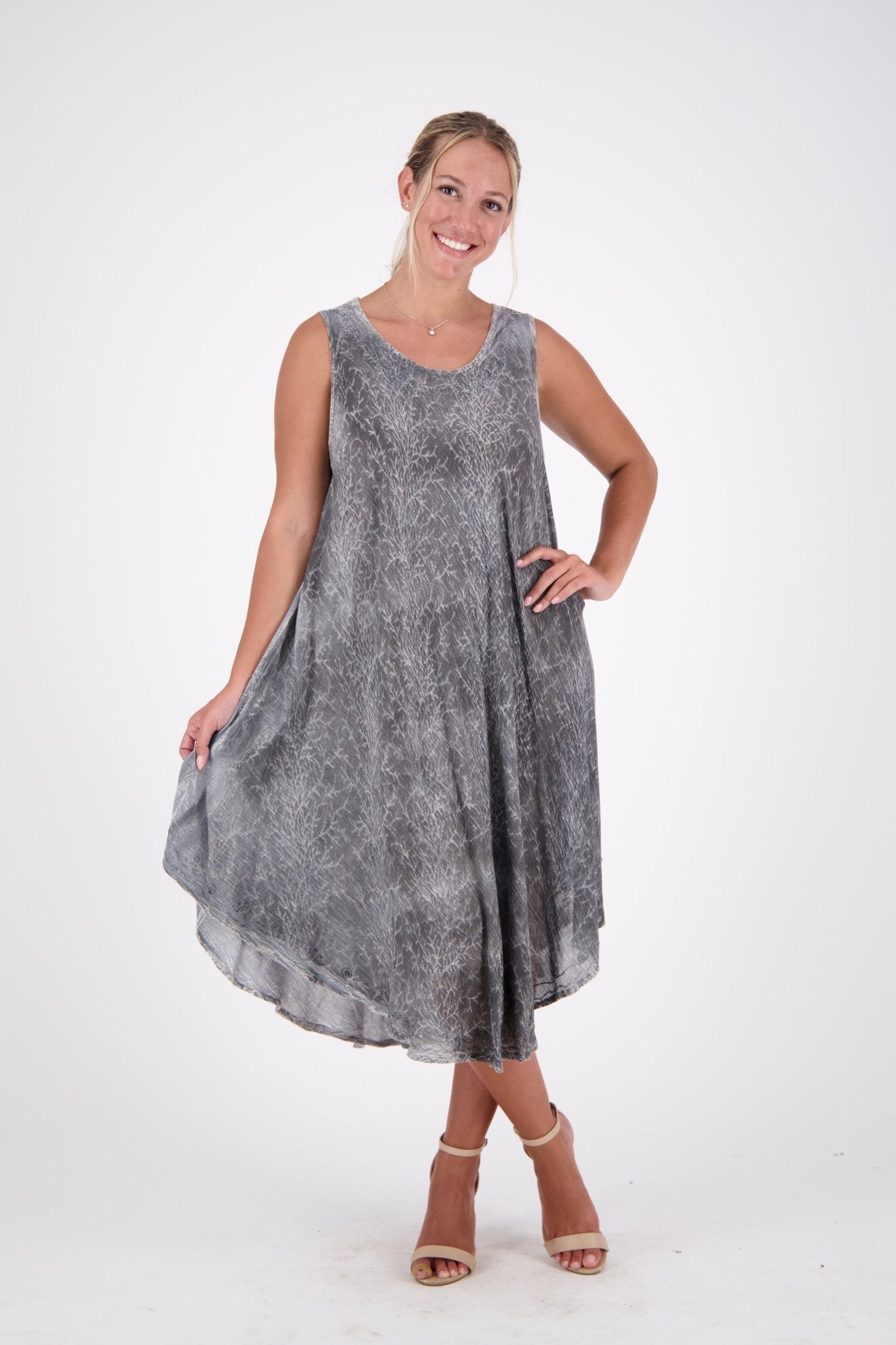 Stonewash Beach Dress 482151R - Advance Apparels Inc