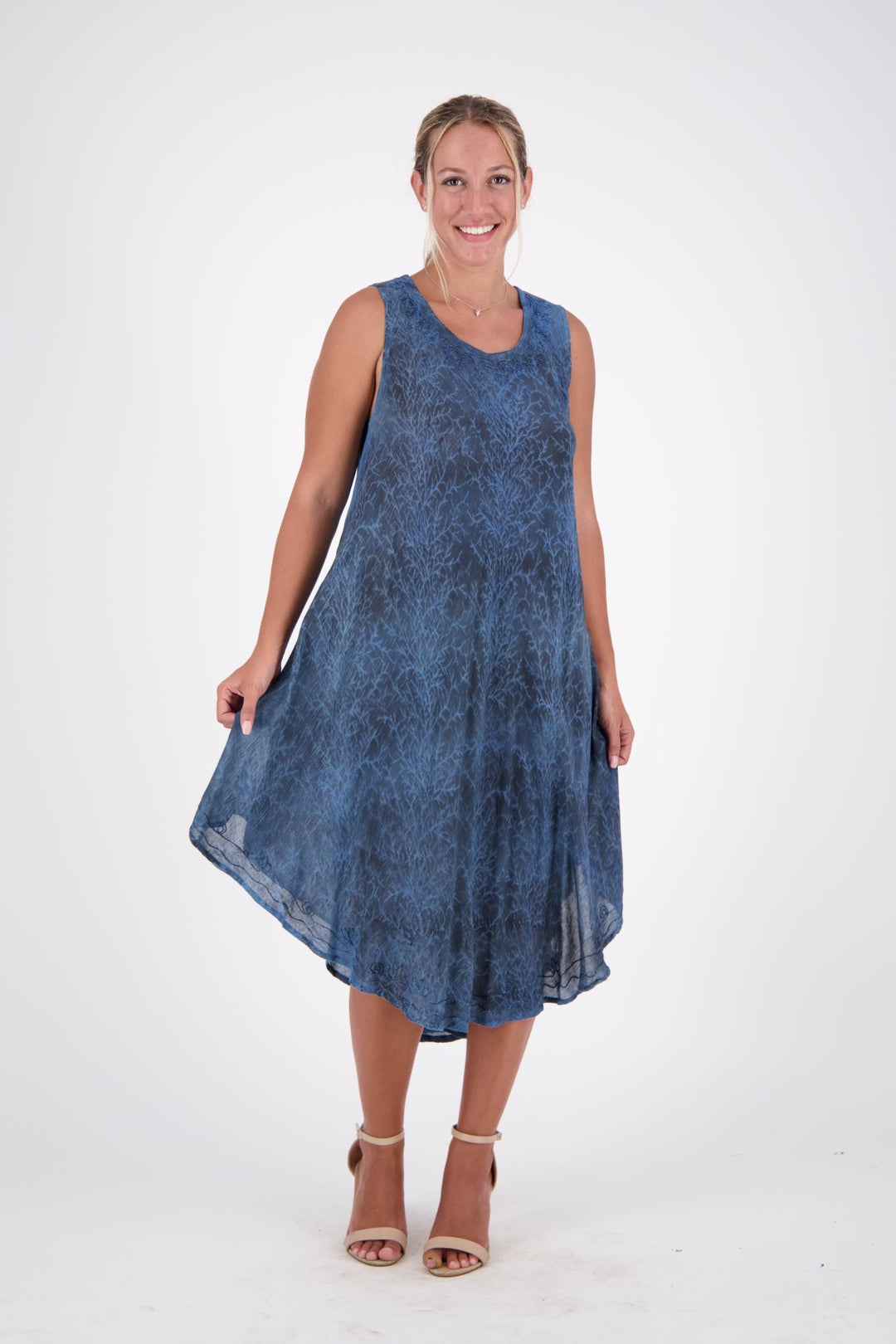 Stonewash Beach Dress 482151R - Advance Apparels Inc