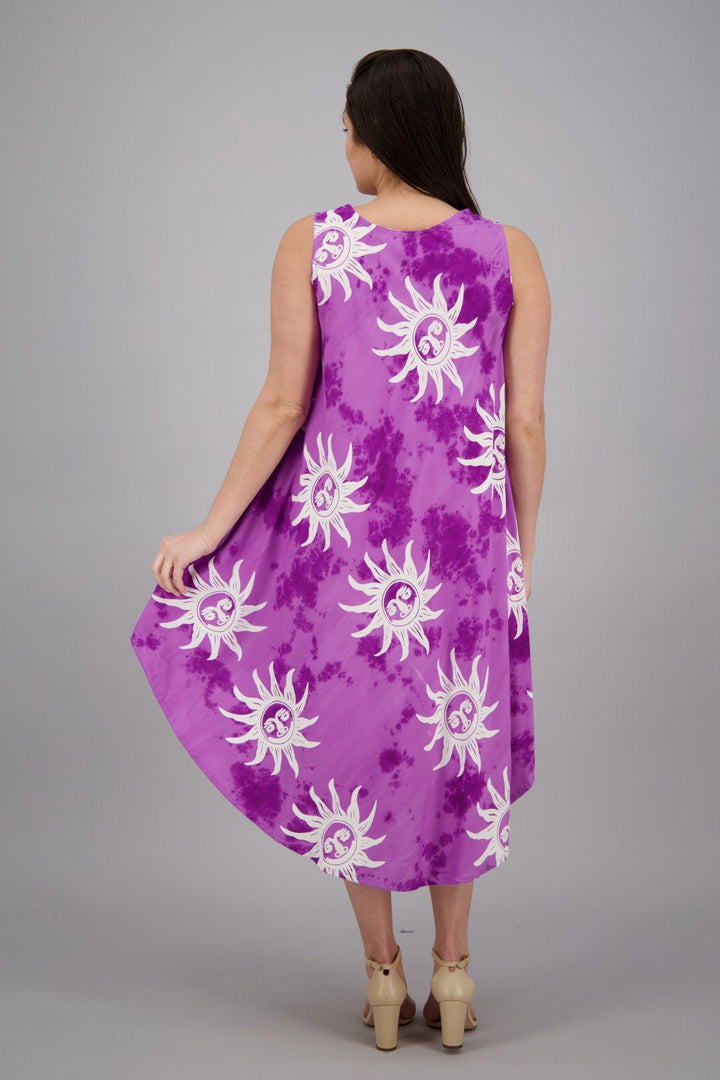 Sun Printed Beach Dress 17147 - Advance Apparels Inc