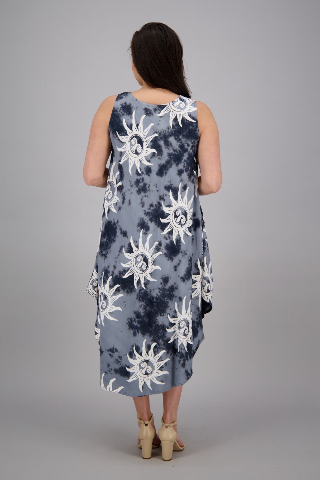 Sun Printed Beach Dress 17147 - Advance Apparels Inc