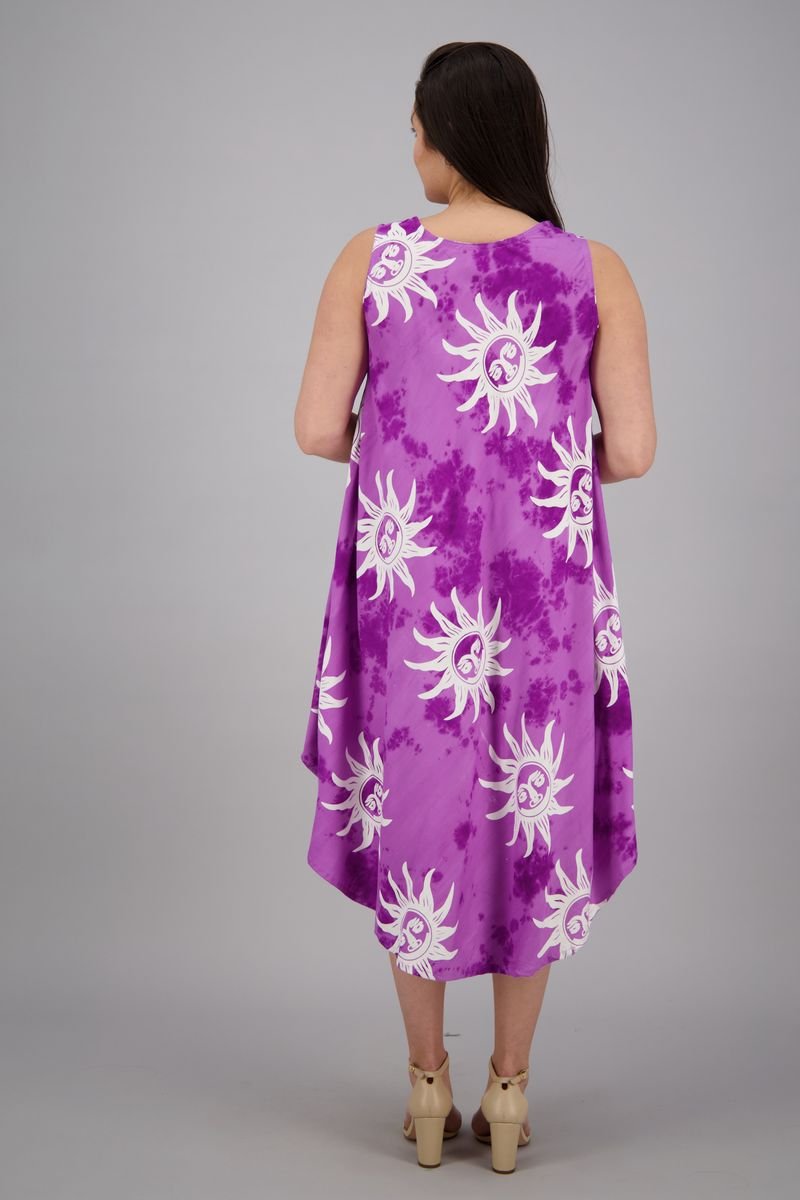 Sun Printed Beach Dress 17147 - Advance Apparels Inc