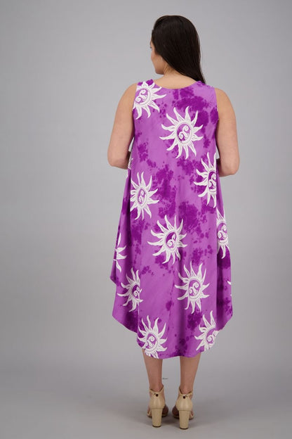 Sun Printed Beach Dress 17147 - Advance Apparels Inc