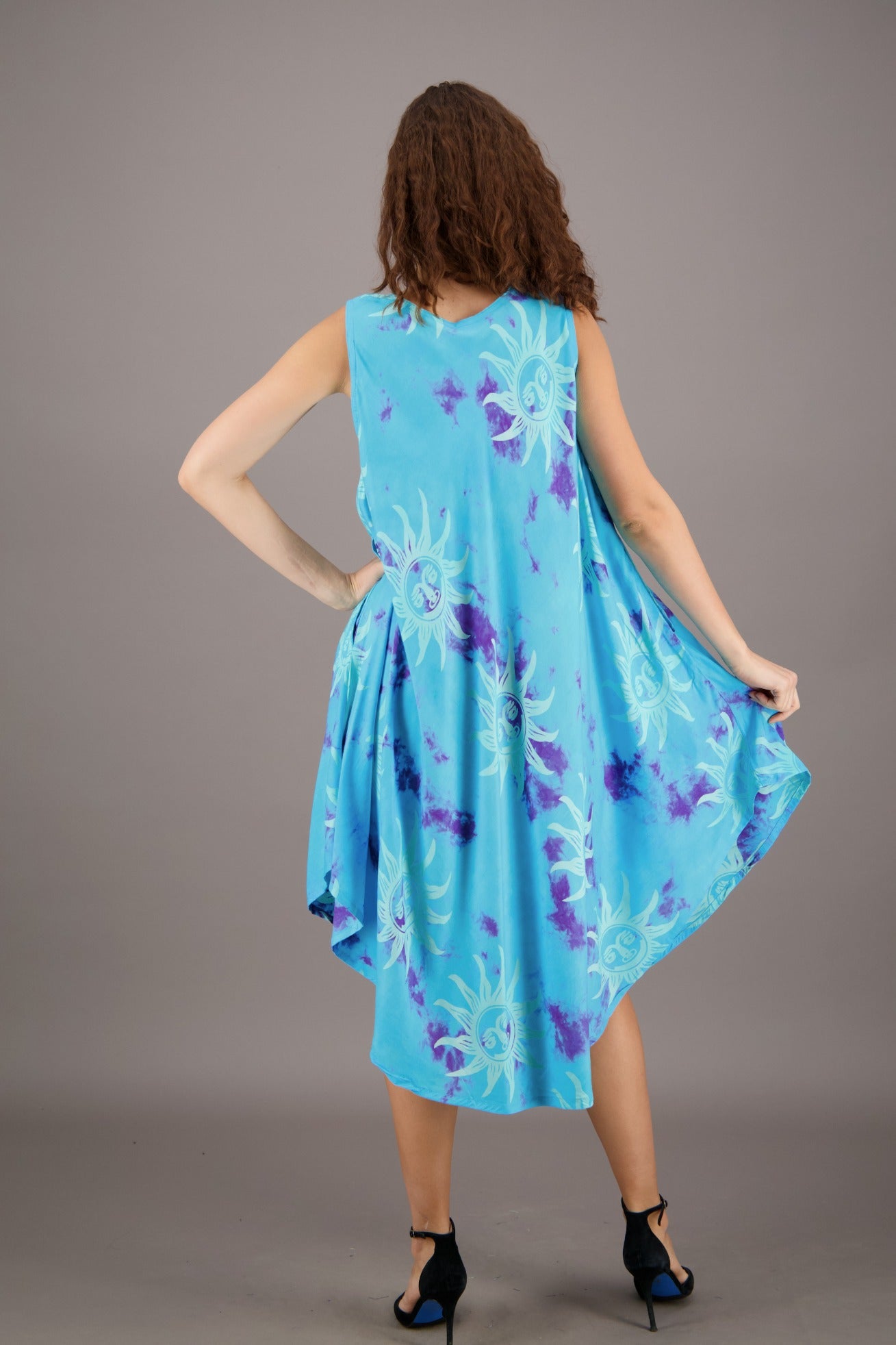 Sun Printed Beach Dress 17147 - Advance Apparels Inc