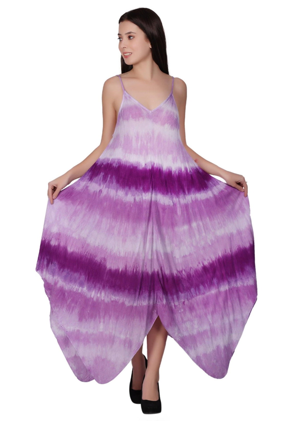 Tie Dye Faux Jumper Dress JD20108 - Advance Apparels Inc