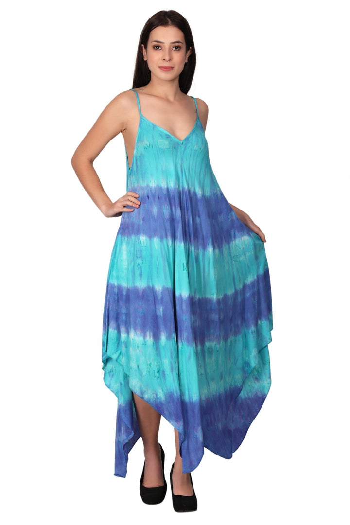 Tie Dye Faux Jumper Dress JD20108 - Advance Apparels Inc