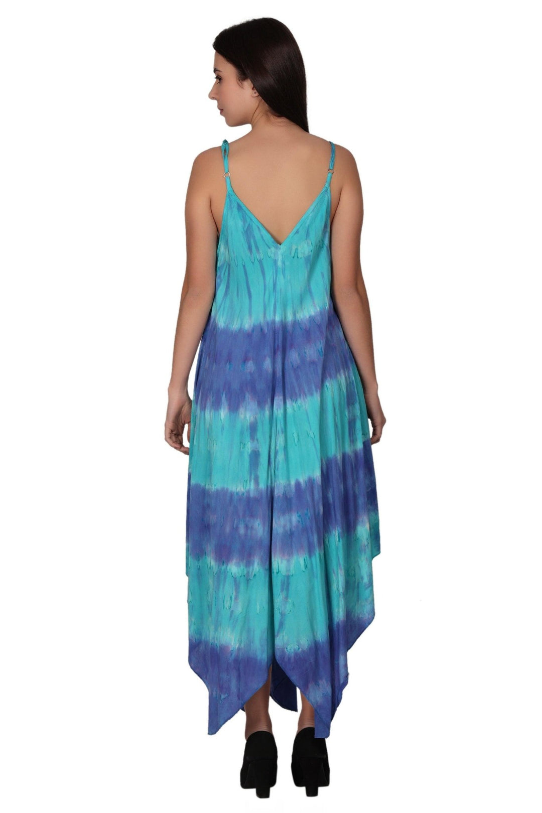 Tie Dye Faux Jumper Dress JD20108 - Advance Apparels Inc