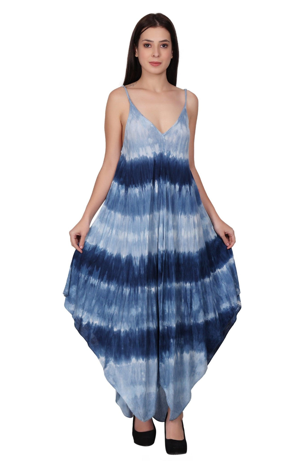 Tie Dye Faux Jumper Dress JD20108 - Advance Apparels Inc