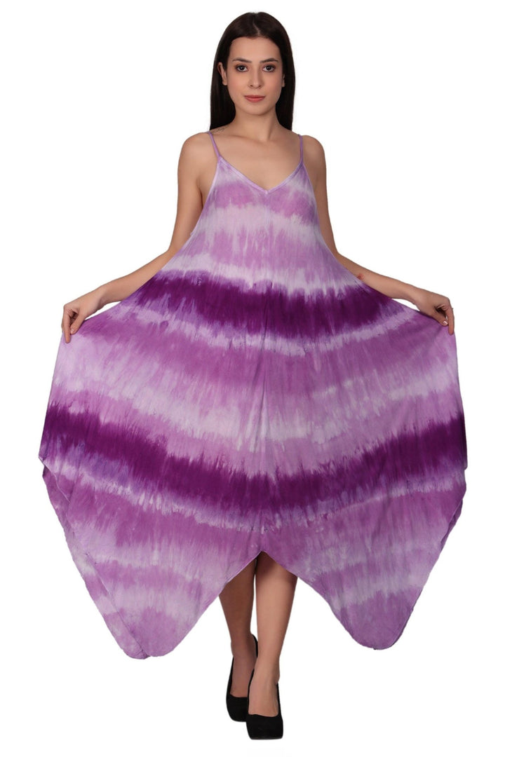 Tie Dye Faux Jumper Dress JD20108 - Advance Apparels Inc