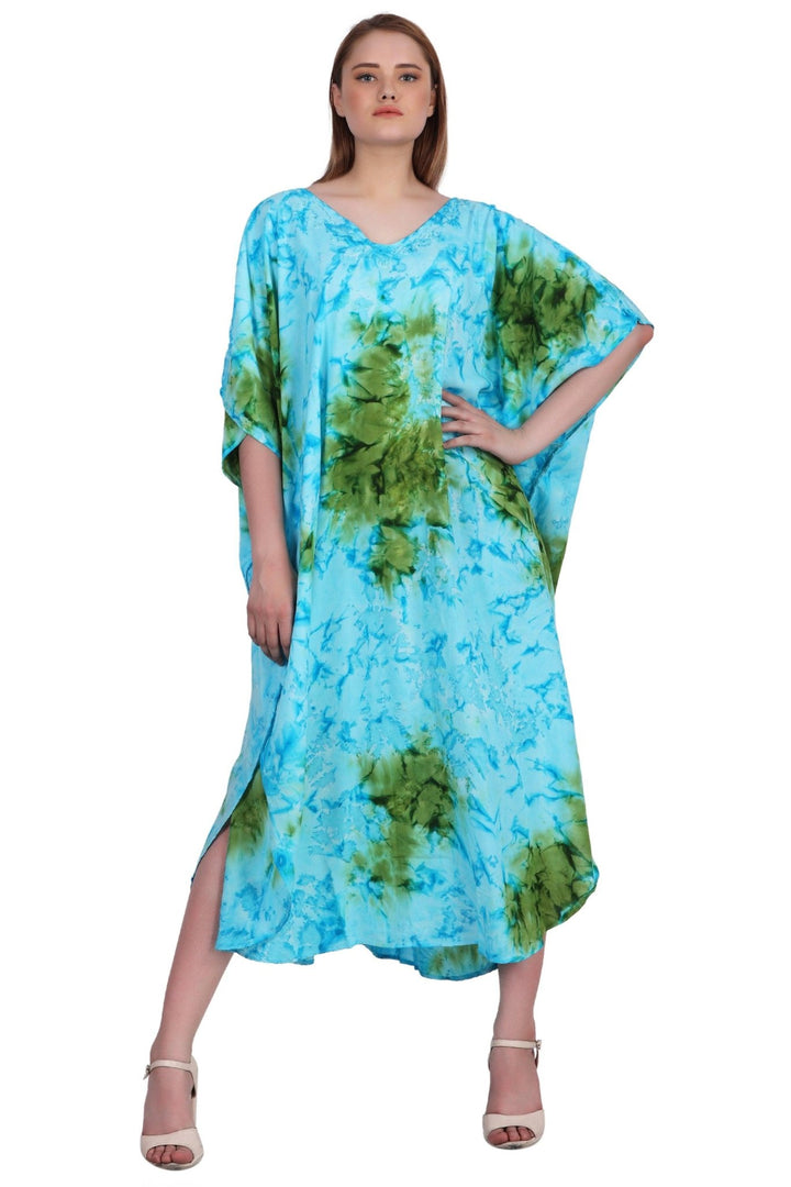 Tie Dye Kaftan Cover Up KAF-1037 - Advance Apparels Inc