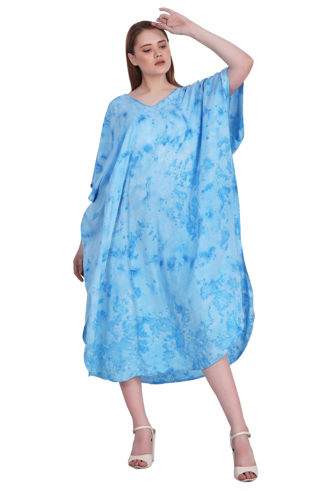 Tie Dye Kaftan Cover Up KAF-1037 - Advance Apparels Inc