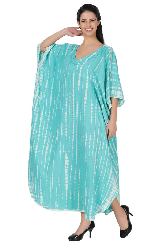 Tie Dye Maxi Kaftan KAF1031 - Advance Apparels Inc