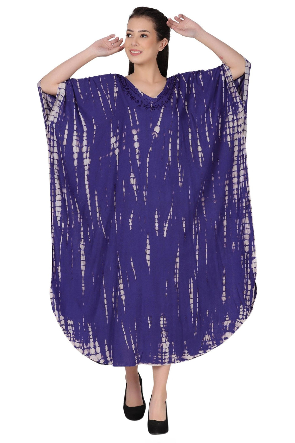 Tie Dye Maxi Kaftan KAF1031 - Advance Apparels Inc