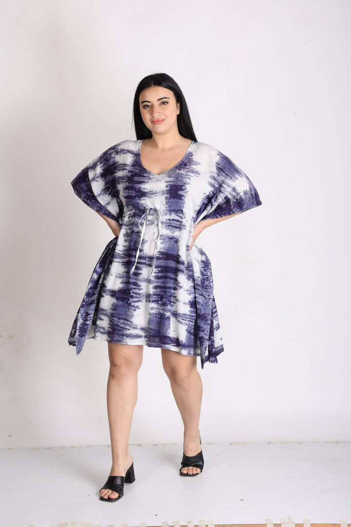 Tie Dye Mid Length Kaftan KAF1034 - Advance Apparels Inc