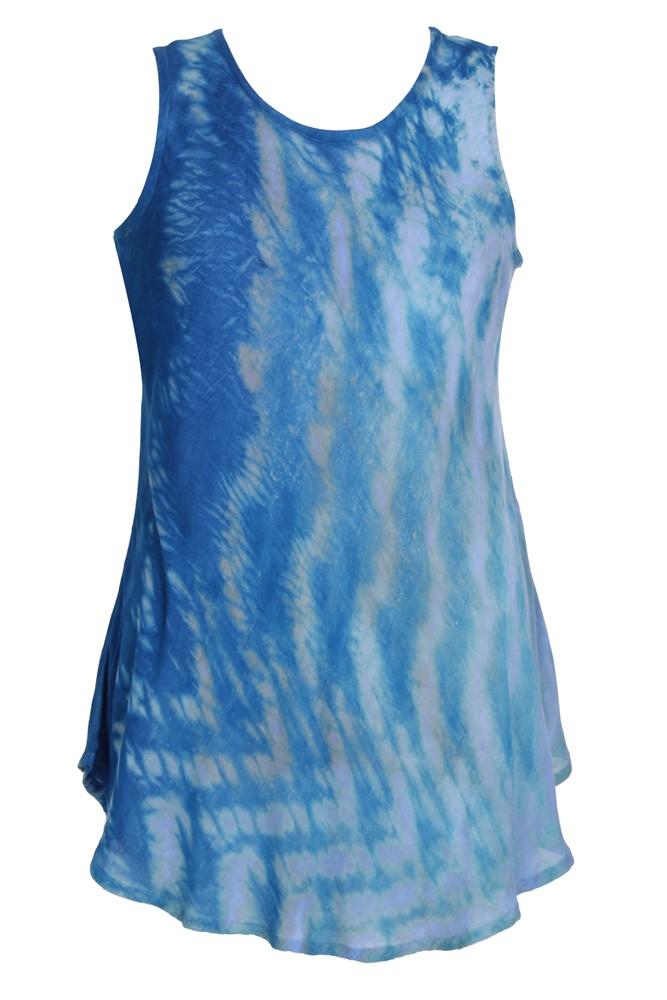 Tie Dye Scooped Neck Tank Top 18806 - Advance Apparels Inc