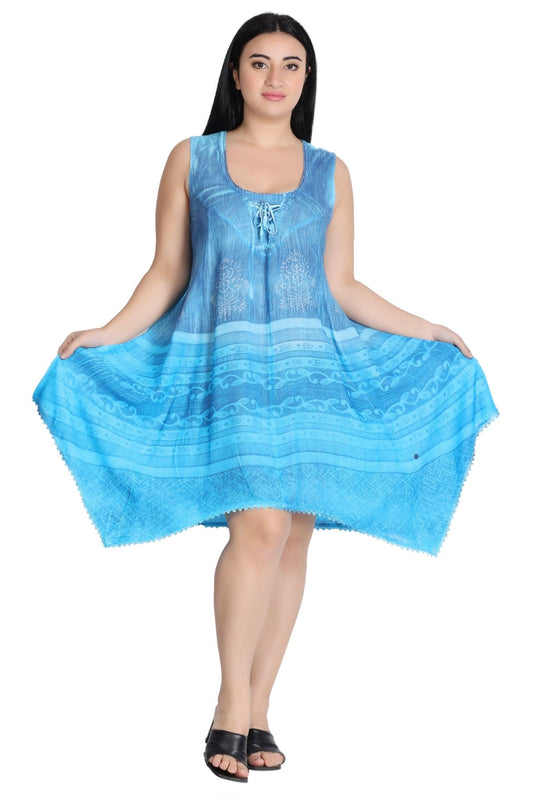 Tri-Dye Fairytale Dress 422191FTD - Advance Apparels Inc