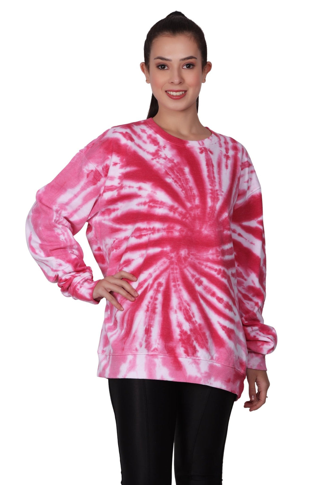 Unisex Tie Dye Crewneck Cotton Blend Comfortable Activewear 8605 - Advance Apparels Inc