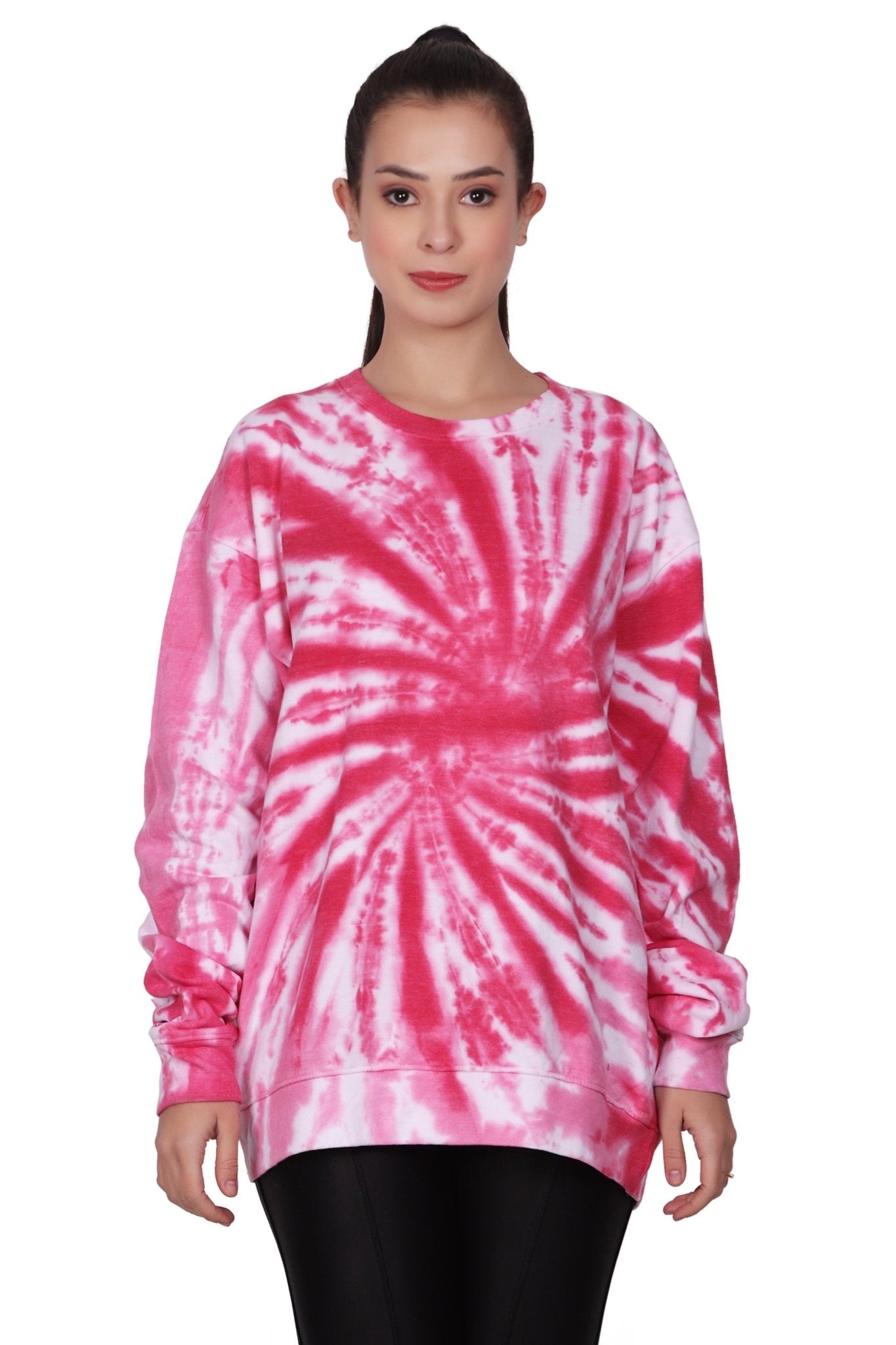 Unisex Tie Dye Crewneck Cotton Blend Comfortable Activewear 8605 - Advance Apparels Inc