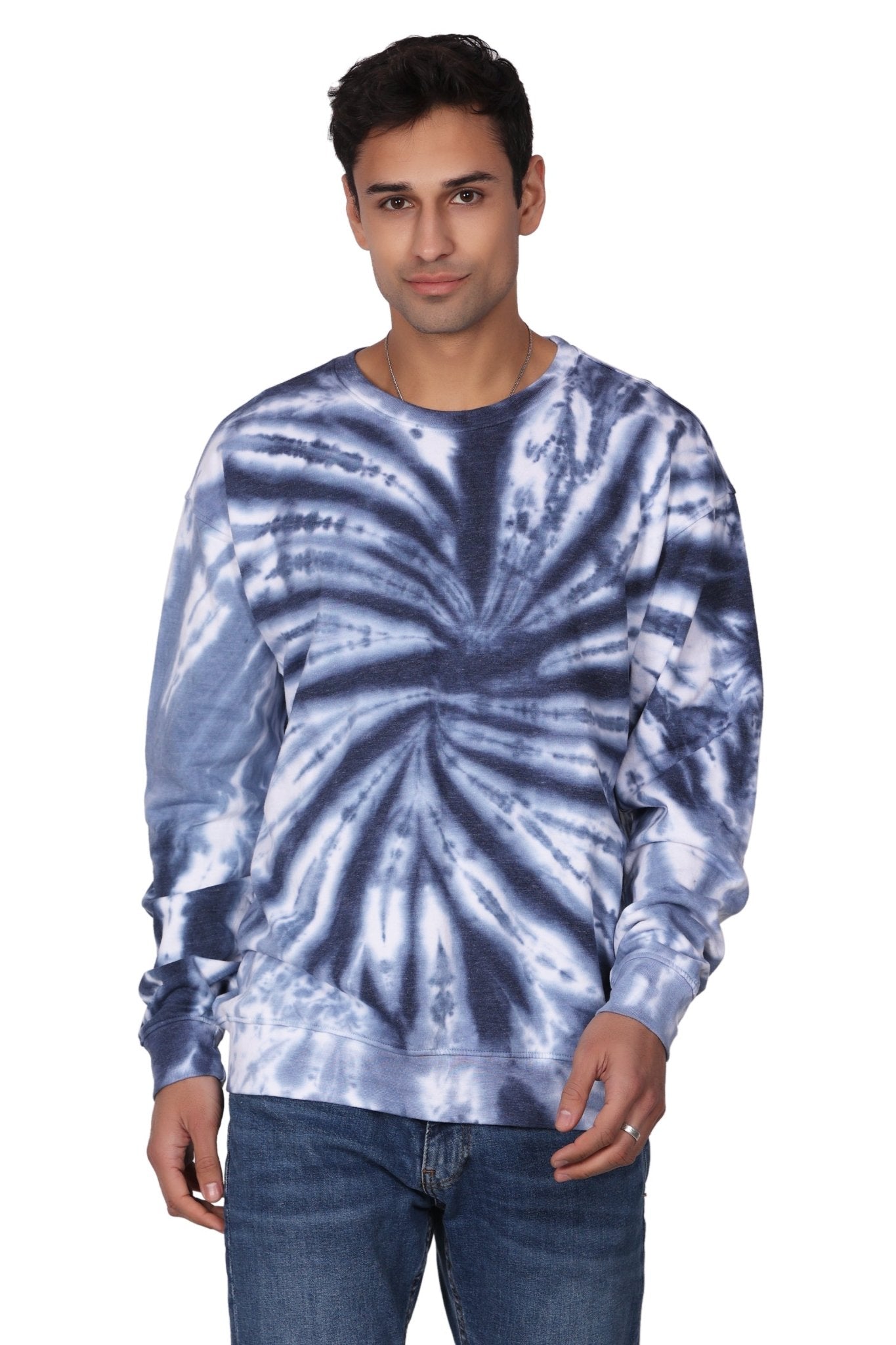 Unisex Tie Dye Crewneck Cotton Blend Comfortable Activewear 8605 - Advance Apparels Inc