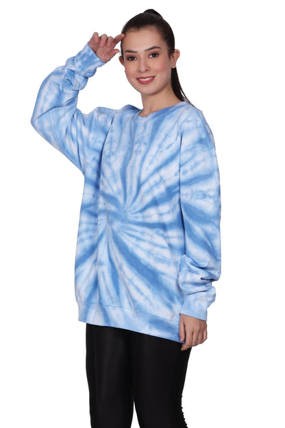 Unisex Tie Dye Crewneck Cotton Blend Comfortable Activewear 8605 - Advance Apparels Inc