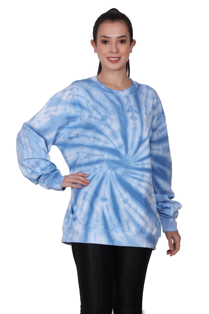 Unisex Tie Dye Crewneck Cotton Blend Comfortable Activewear 8605 - Advance Apparels Inc