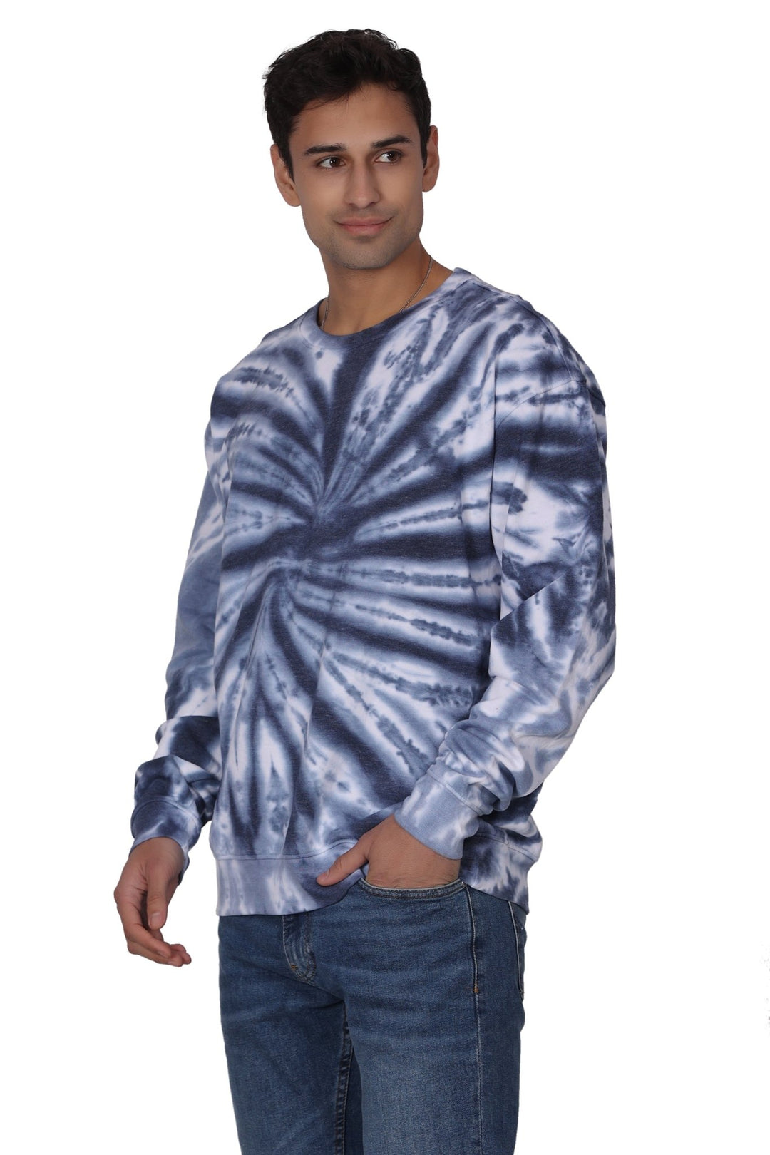 Unisex Tie Dye Crewneck Cotton Blend Comfortable Activewear 8605 - Advance Apparels Inc