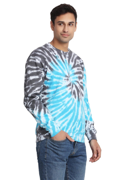 Unisex Tie Dye Crewneck Cotton Blend Comfortable Activewear 8606 - Advance Apparels Inc