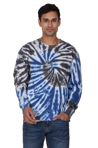 Unisex Tie Dye Crewneck Cotton Blend Comfortable Activewear 8606 - Advance Apparels Inc