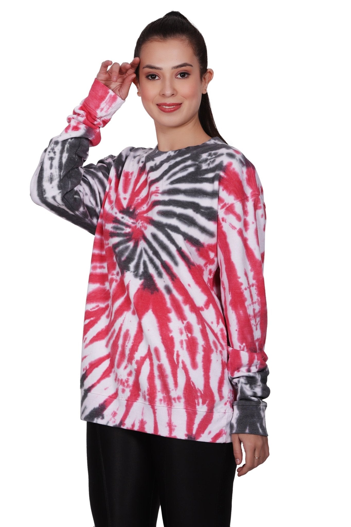 Unisex Tie Dye Crewneck Cotton Blend Comfortable Activewear 8606 - Advance Apparels Inc