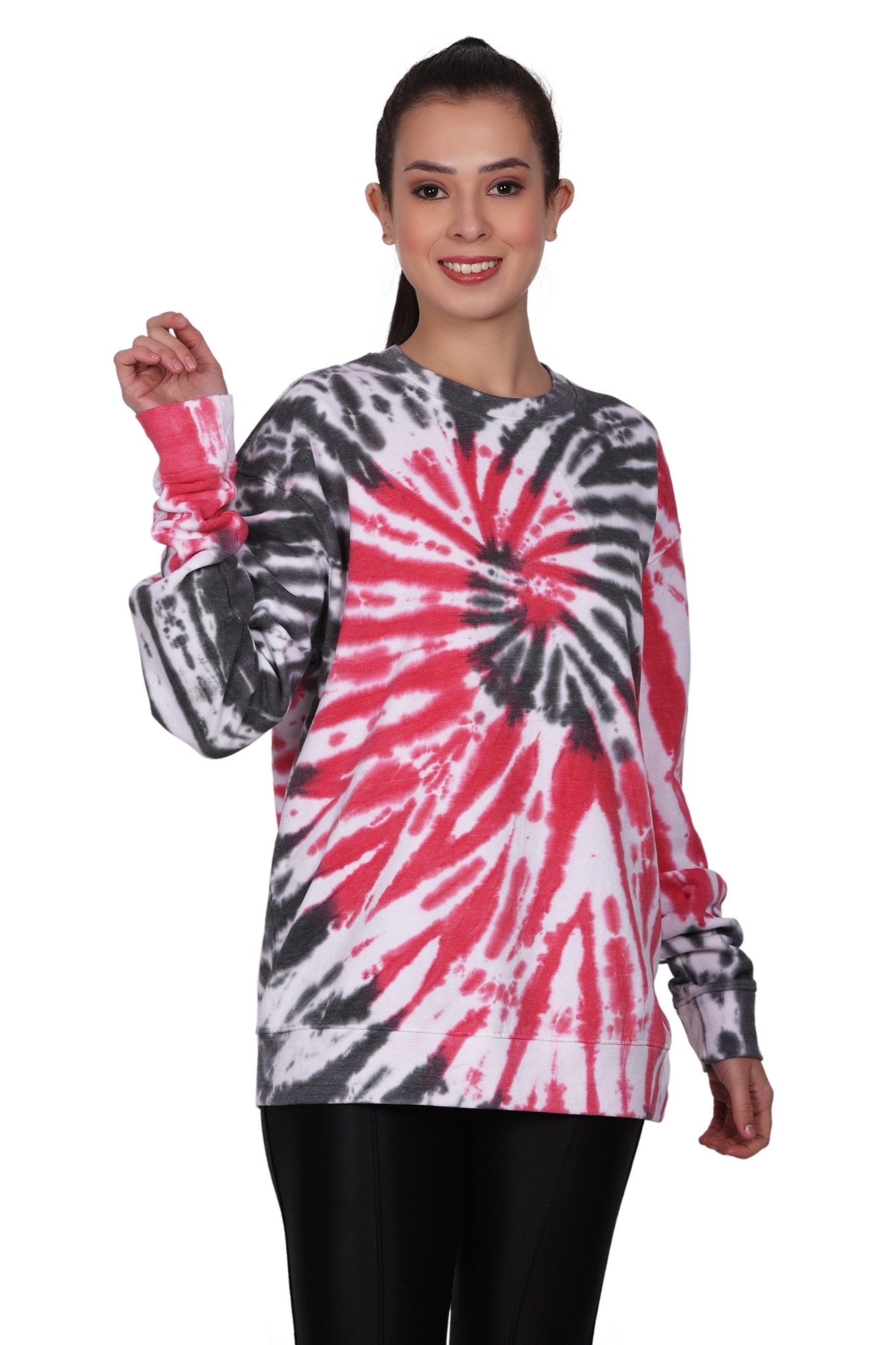 Unisex Tie Dye Crewneck Cotton Blend Comfortable Activewear 8606 - Advance Apparels Inc