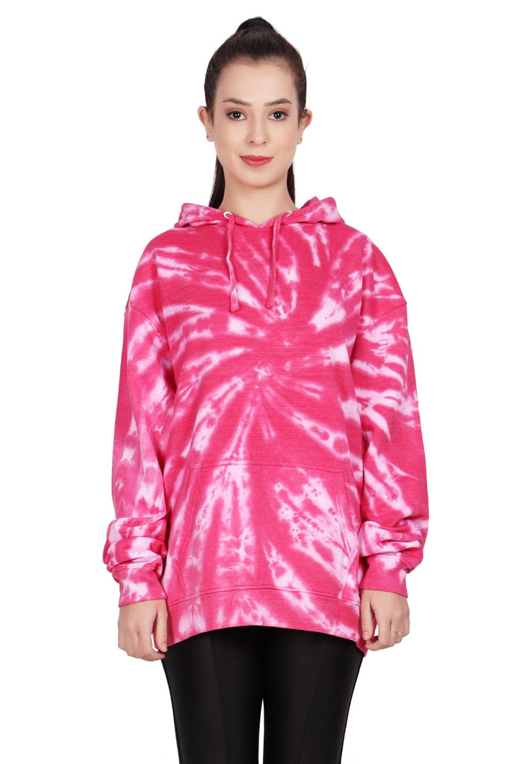 Unisex Tie Dye Pullover Hoodie Premium Cotton Blend Activewear H702 - Advance Apparels Inc