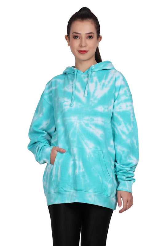 Unisex Tie Dye Pullover Hoodie Premium Cotton Blend Activewear H702 - Advance Apparels Inc