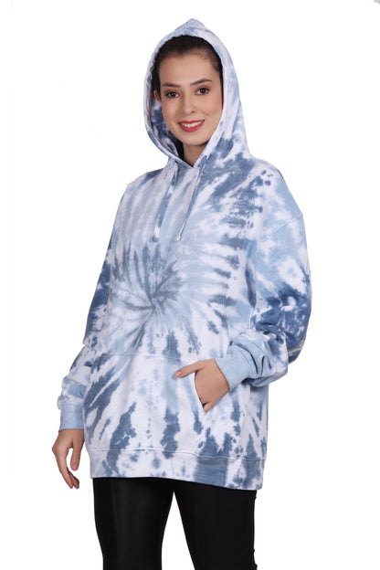 Unisex Tie Dye Pullover Hoodie Premium Cotton Blend Activewear H703 - Advance Apparels Inc