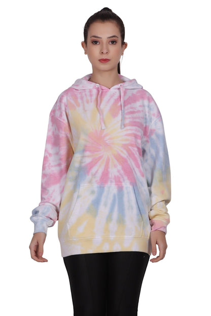 Unisex Tie Dye Pullover Hoodie Premium Cotton Blend Activewear H703 - Advance Apparels Inc