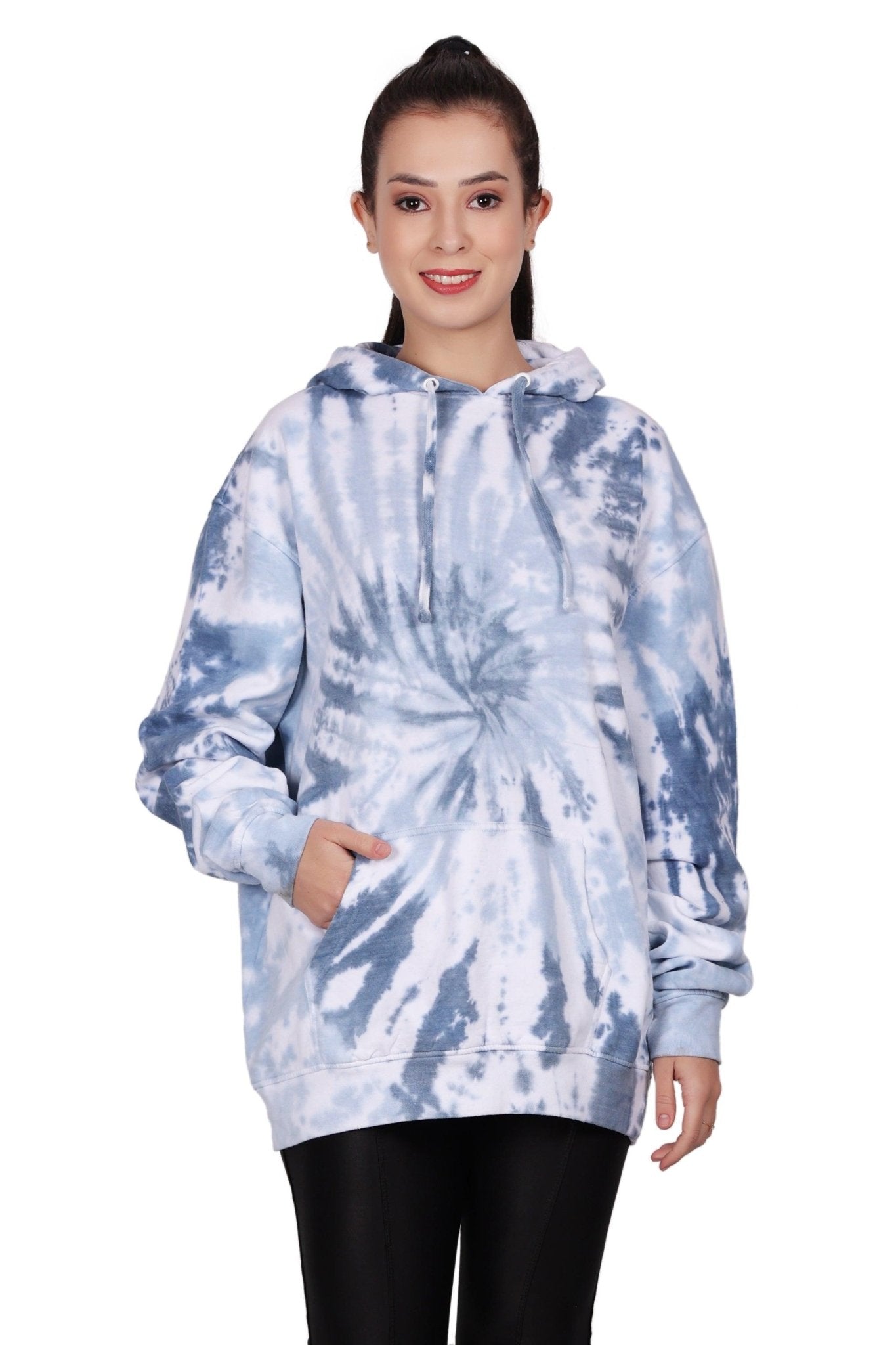 Unisex Tie Dye Pullover Hoodie Premium Cotton Blend Activewear H703 - Advance Apparels Inc