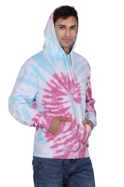 Unisex Tie Dye Pullover Hoodie Premium Cotton Blend Activewear H703 - Advance Apparels Inc