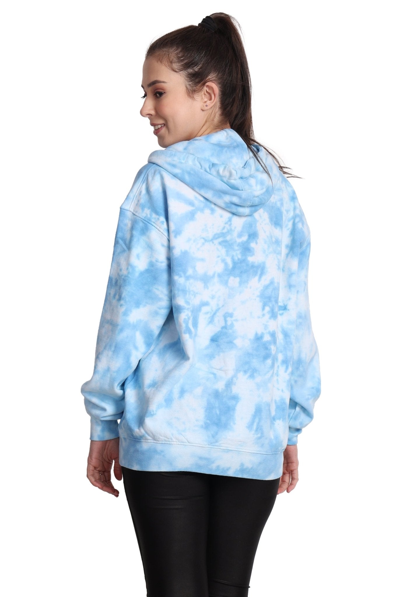 Unisex Zip Up Tie Dye Hoodie Comfortable Activewear 9604 - Advance Apparels Inc