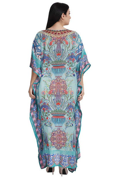 Womens Maxi Kaftan Cover Up PD-9521 - Advance Apparels Inc