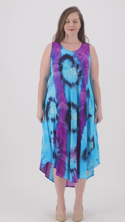 Classic Tie Dye Beach Dress 13800