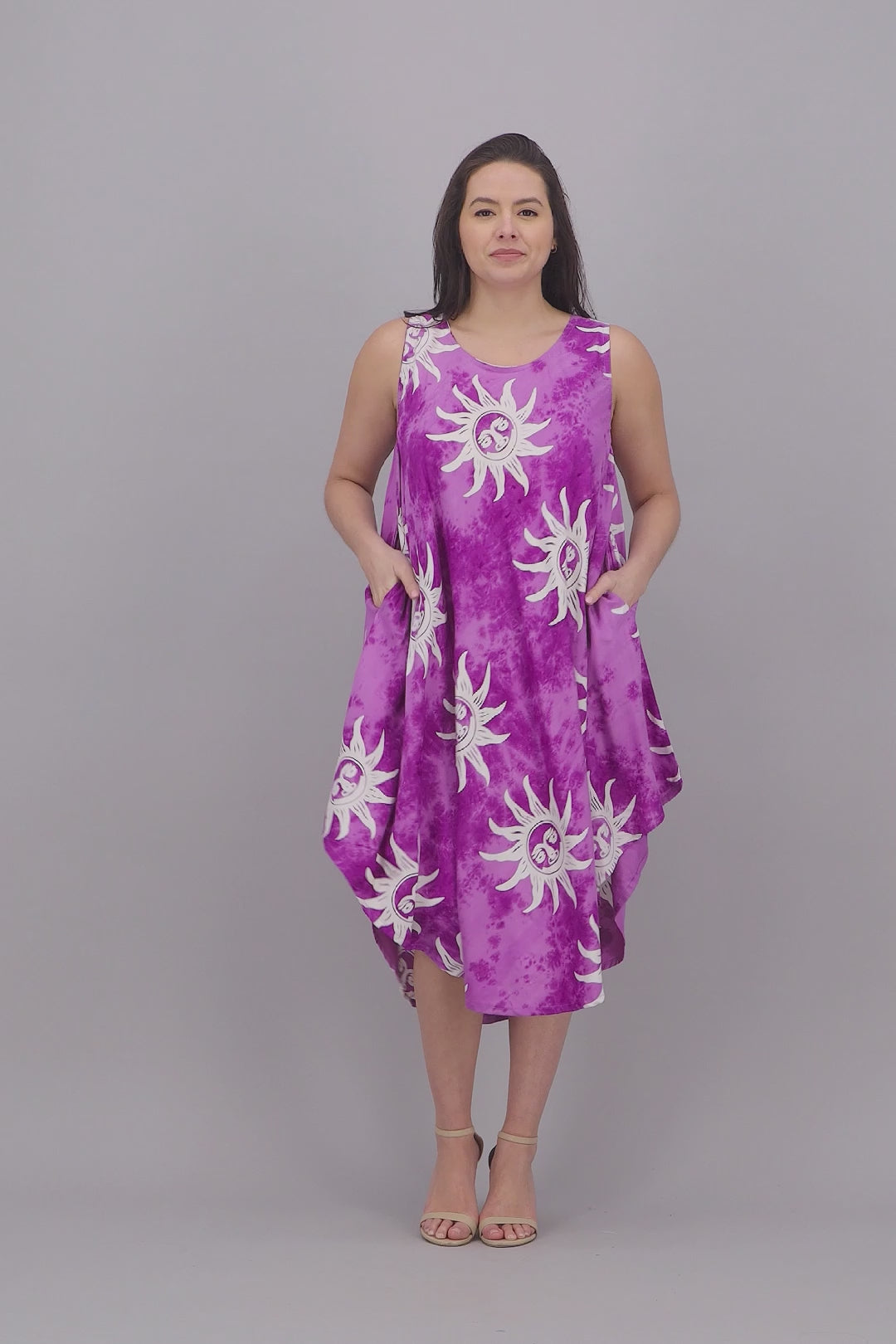 Sun Printed Beach Dress 17147